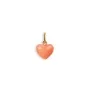 Jane Kønig Pink Coral Heart Anhänger Gold GULD-PHV
