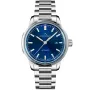 NORQAIN Freedom 60 N2000S02A/A201-1 Uhr mit Blau Zifferblatt und einem Gehäuse von 42 mm im Durchmesser und einem Metallarmband in Silber