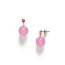 ANNI LU Pink Bubbles Ohrringe Vergolded Messing 241-30-73