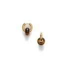 ANNI LU Glazed Donut Ohrringe Vergolded Messing 261-30-74