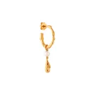 Jane Kønig Drippy Ohrring Single Silber Vergoldet DHPD-AW22-G