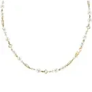Karl Lagerfeld Pearl Halskette Rostfreier Stahl KLAYR17