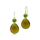 Julie Sandlau Prime Drop Ohrringe Silber Vergoldet HKS842GDMGOLCR