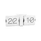 Karlsson Flip Clock No Case Tischuhr KA5602WH