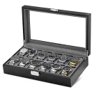 Ditur Uhrenbox 12 Uhren Schwarz Holz DIT0000240